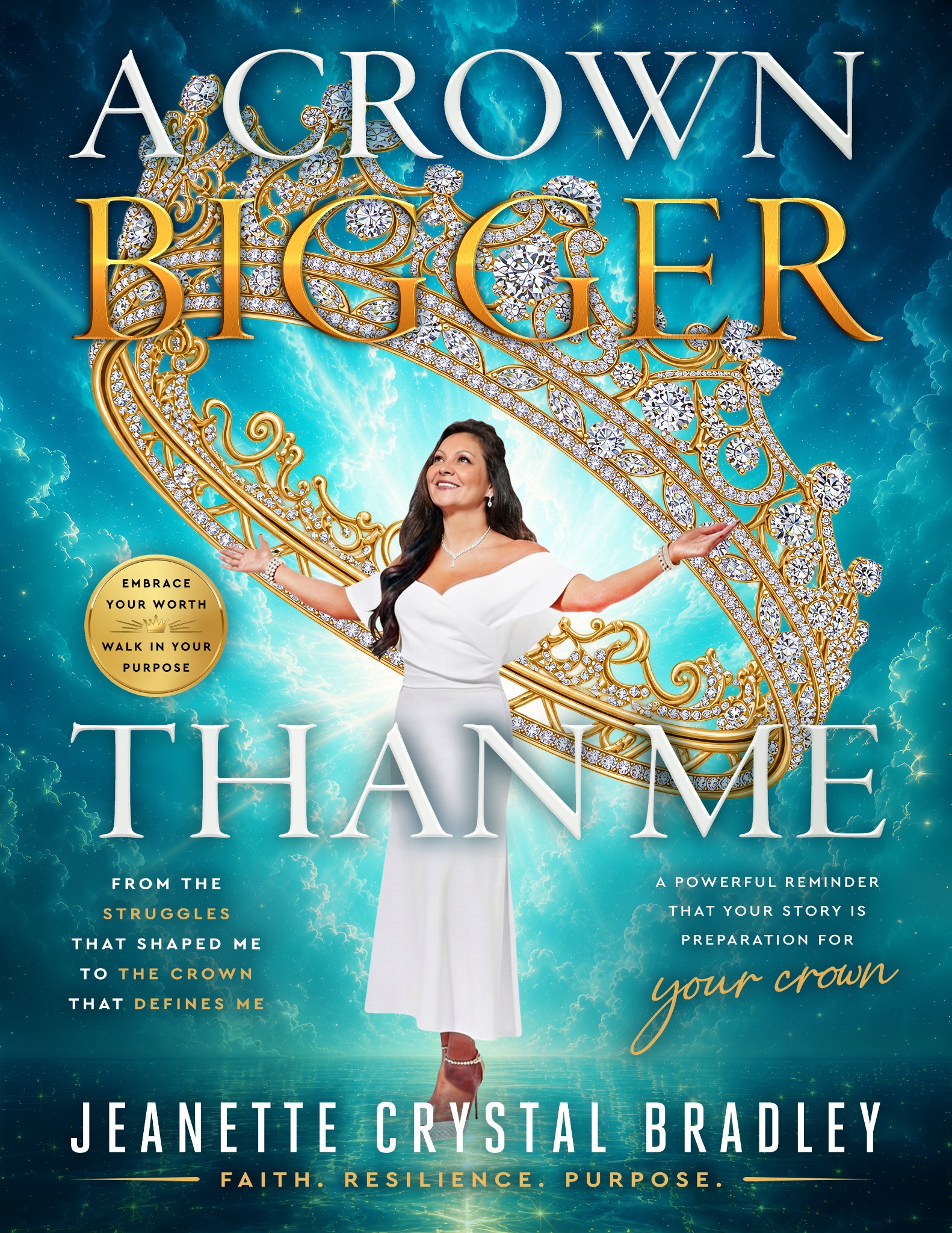 A Crown Bigger Than Me book cover by Jeanette Crystal Bradley